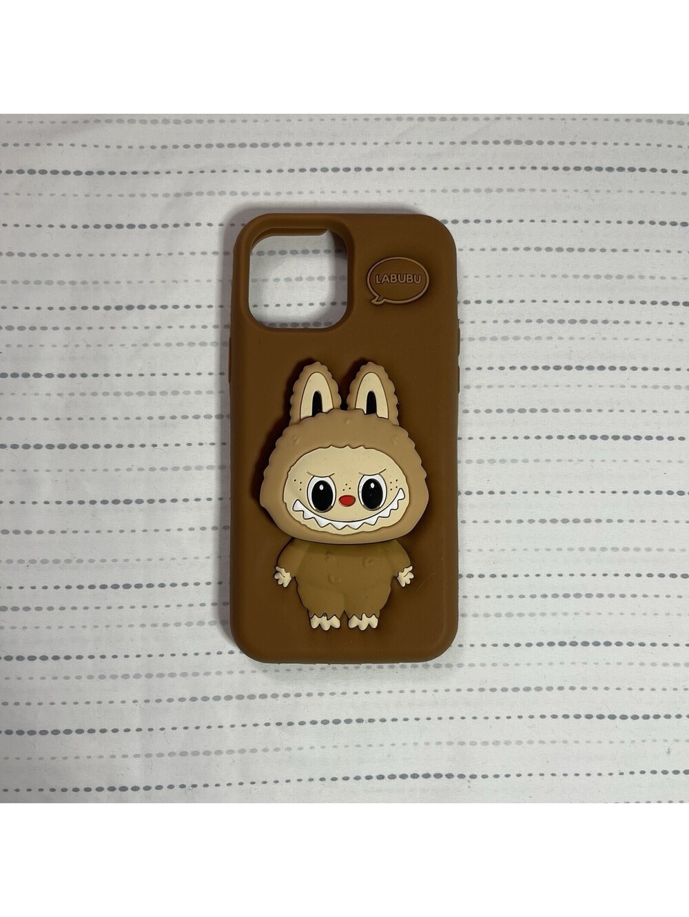 Labubu Rubber Phone Case Cover For iPhone 12 Pro Max
